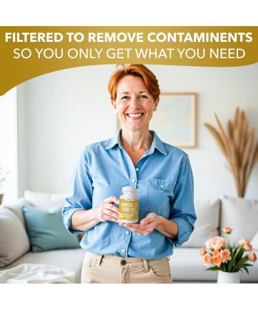 Omega 3 Fish Oil 2000mg - 1400mg EPA & DHA Fatty Acids - Cholesterol - LDL HDL - Blood Pressure - Circulation - Heart Health - Triple Distilled No Fillers or Mercury - Real Lemon Flavor - 120 Softgels 120 Count (Pack of 1) - Buy Online on GoSupps.com