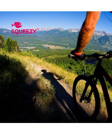 Squeezy Liquid Energy (Raspberry) 12 Pack - Fast-Acting Sport Energy Gel for Cycling & Marathons - Hydration & Performance Boost - 60 ml Each - Buy Online on GoSupps.com