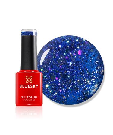 Bluesky Gel Nail Polish Sea Blue Mini BLZ03 Blue Cobalt Long Lasting Chip Resistant 5 ml Requires Drying Under UV LED Lamp