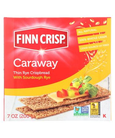 Finn Crisp Caraway Sourdough Rye Thins 7 oz (200 g)