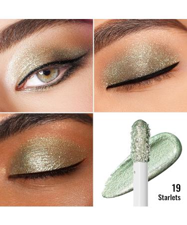 Oulac Metallic Mint Green Glitter Eyeshadow - Vegan & Cruelty-Free Sparkly Eye Makeup - 5.4g - Buy Online on GoSupps.com