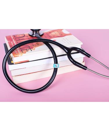 charMED Iridescent Stethoscope Charm - Perfect Gift for Healthcare Professionals - Easy to Clean Metal - 0.5 Ring - Buy Online on GoSupps.com
