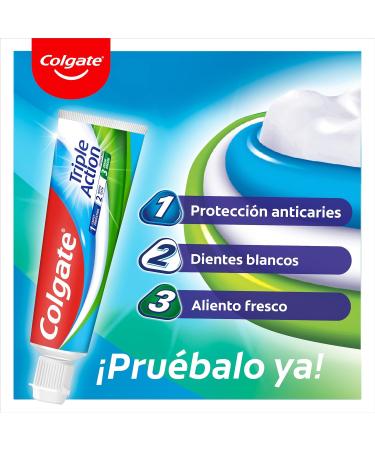 Triple action anti-cavity toothpaste azione sbiancante e antimacchie in gel 75 ml - Buy Online on GoSupps.com