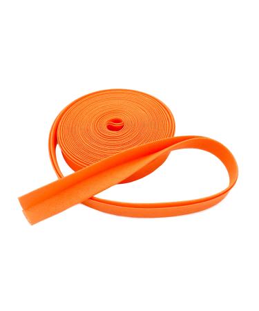 Double-fold Bias Tape 1/2 Wide   Poly Cotton (5 Yards  Orange) Made in USA
