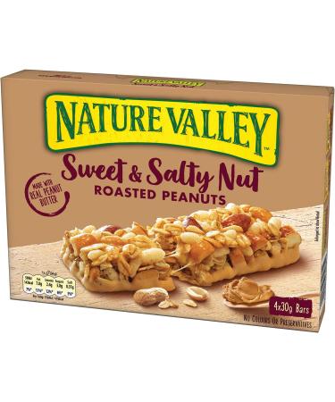 Nature Valley Sweet & Salty Nut Roasted Peanuts Cereal Bars 4 x 30g Pack of 8 total 32 Bars - Buy Online on GoSupps.com