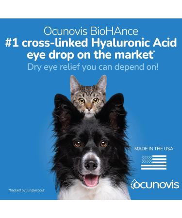 Sentrx Ocunovis Gel Eye Drops for Dogs & Cats Eye Lube for Dogs Allergy Relief Lubricant Dogs with Dry Eyes Artificial Tears - 0.33 Oz - Buy Online on GoSupps.com
