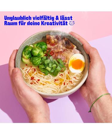 Organic Tonkotsu Bone Broth 6 x 525ml | Natural Protein Collagen | Low Carb Ramen Broth | International Shipping Available - Buy Online on GoSupps.com