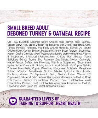 Wellness Complete Health Small Breed Dry Dog Food - Natural Turkey Recipe, 4lb for Puppies, Adults & Seniors | Made in USA - Buy Online on GoSupps.com