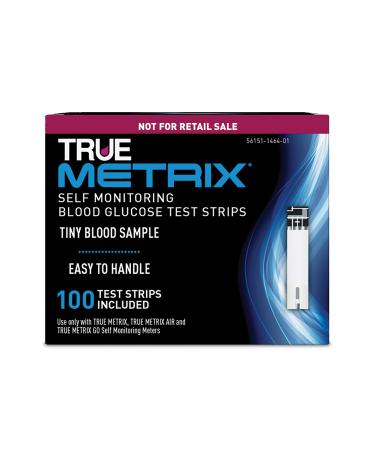 TRUE METRIX Blood Glucose Test Strips NFRS 100ct (100 Test Strips) 100 Count (Pack of 1)