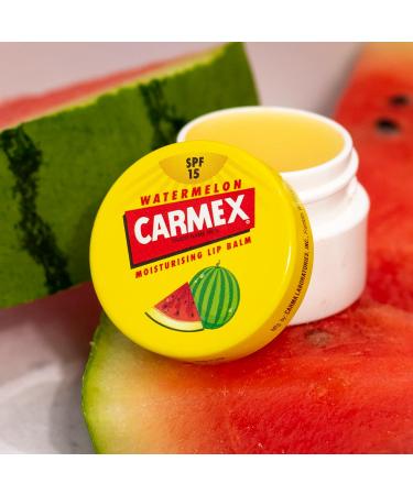 CARMEX Watermelon SPF15 Lip Balm - Soothes & Moisturizes | 7.5g | International Shipping - Buy Online on GoSupps.com