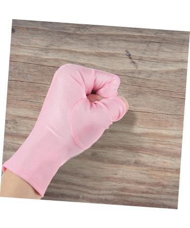 Healeved 3 Pairs Nail Gloves Protection Gloves Led Gloves Fingerless Gloves Nail Anti-uv Gloves Sun Gloves Protective Gloves for Manicure Gel Pink Spandex Nail Polish - Buy Online on GoSupps.com