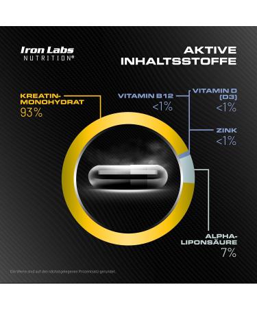 Buy Vegan Creatine Monohydrate Capsules - 240 Count with ALA - 4.206mg Per Portion - International Shipping - Buy Online on GoSupps.com