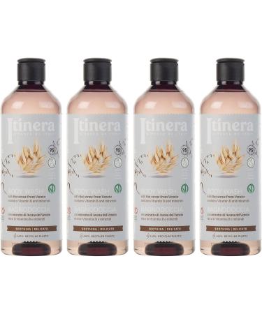  sarcia.eu ITINERA - Soothing body wash with oats from Veneto 95% natural ingredients 370 ml 5 pieces - Buy Online on GoSupps.com