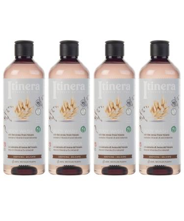 sarcia.eu ITINERA - Soothing body wash with oats from Veneto 95% natural ingredients 370 ml 4 pieces