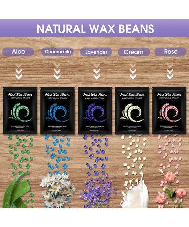Waxing Kit for Women Men - Digital Wax Warmer with Hard Wax Beans and Applicators for Hair Removal - Ideal for Legs, Face, Underarm, Bikini, Sensitive Skin - Buy Online on GoSupps.com