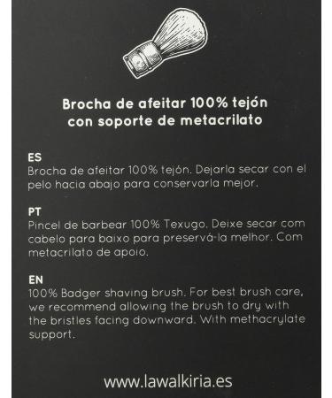 Walkiria WK Shaving Brush with Holder - Premium 100g Brush for an Exceptional Shave | International Shipping Available - Buy Online on GoSupps.com