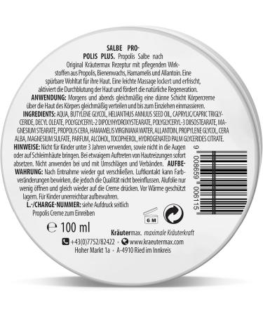 Pure Cream Propolis Ointment 100% High Dose 1 x 100 ML - Buy Online on GoSupps.com