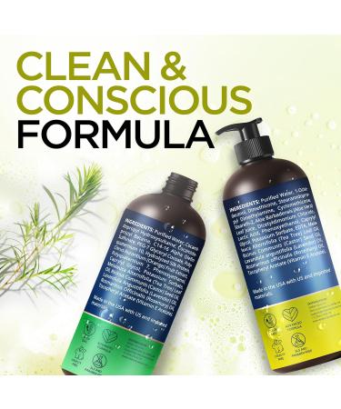 Collagen Cream for Face with Stem Cells Retinol Hyaluronic Acid Niacinamide (1.7 Oz) / Tea Tree Shampoo and Conditioner Set with Rosemary Oil (32 Oz) - Buy Online on GoSupps.com