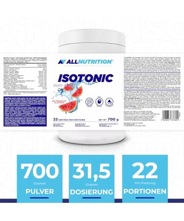 All-Nutrition Isotonic Beverage Powder 700g - Electrolyte Sports Drink with Magnesium Sodium & Potassium | Watermelon Flavor Dietary Supplements - Buy Online on GoSupps.com