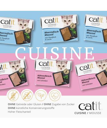 Catit Cuisine Chicken Mousse with Pork 90 g Catit Cuisine Beef Stew with Veggies 95 g Cat Food Wet Cat Food Cat Food Wet Nourriture Pour Chat Cat Wet Food Chat Kitten Food Canned Cat Food - Buy Online on GoSupps.com