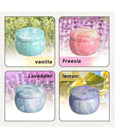 Scented Candles Gift Set for Women - Vanilla Lavender Sage Lemon Aromatherapy - 4 PCS Soy Wax Candles for Stress Relief & Special Occasions - Buy Online on GoSupps.com