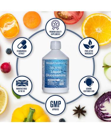Buy Glucosamine HCl 1000mg Liquid - Lemon Flavor 500ml | 50 Servings - SimplySupplements - International Shipping Available - Buy Online on GoSupps.com