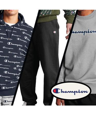 Champion Big and Tall Men's Oversized Pullover Fleece Sweatshirt 3X Heather Grey - Buy Online on GoSupps.com
