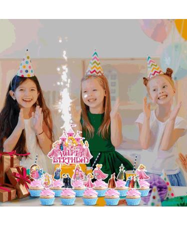 Party Supplies 25Pcs Party Decorations Happy Birthday Party Cake Topper Cupcake Decorations for Kids - Buy Online on GoSupps.com