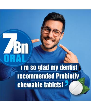 Oral Probiotics for Mouth Bad Breath 7 Billion CFU - Chewable Dental Probiotics for Teeth & Gums Fresh Breath Freshener Supports Oral Microbiome & Healthy Mouth 30 Count (Pack of 1) - Buy Online on GoSupps.com