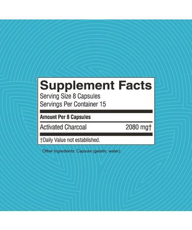 Nature's Sunshine Activated Charcoal - 120 Capsules | Natural Detox Support - Buy Online on GoSupps.com