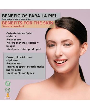 Snadi - Organic Rose Water 250 ml | Moisturizing and Rejuvenating Facial Toner | Rich in Vitamins B and E | Antioxidant and Healing | Hydrosol | Spot Treatment | ORGANIC - Buy Online on GoSupps.com