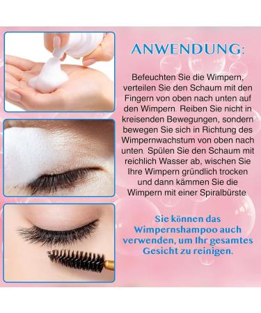  p-beauty Macy Eyelash Shampoo 50ml Gentle oil-free cleanser for extensions & natural lashes Eyelash cleansing foam Deep cleansing Lash Cleanser - Buy Online on GoSupps.com