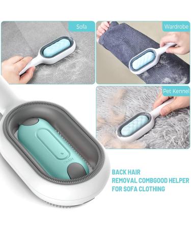 4-in-1 Cat Brush with Water Tank | Darryy Multifunctional Animal Hair Removal Comb for Cleaning Massaging & Grooming - Buy Online on GoSupps.com