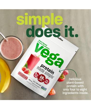 Vega Protein Made Simple - Vanilla (259g) & Protein and Greens Chocolate (19 Servings) Plant Based Protein Powder Plus Veggies n Non GMO Pea Protein For Women and Men 618g (Packaging May Vary) - Buy Online on GoSupps.com