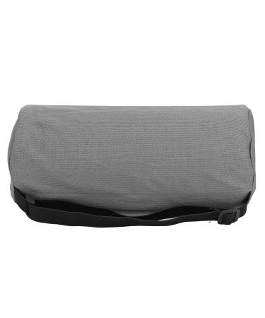 DAUZ Back Roll Lumbar Support Pillow - Adjustable Waist Support Breathable & Compact for Beds - Grey - Buy Online on GoSupps.com