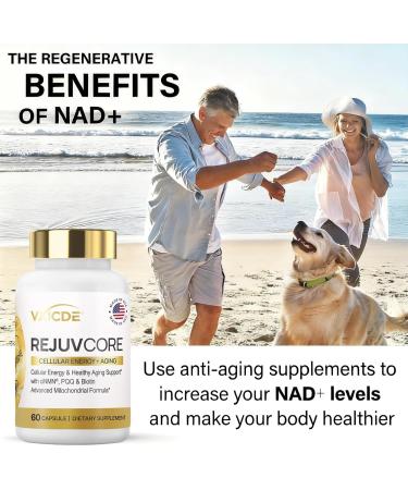 VXICDE NAD NMN 250mg 60 Capsules - 30 Servings Gluten Free - Buy Online on GoSupps.com