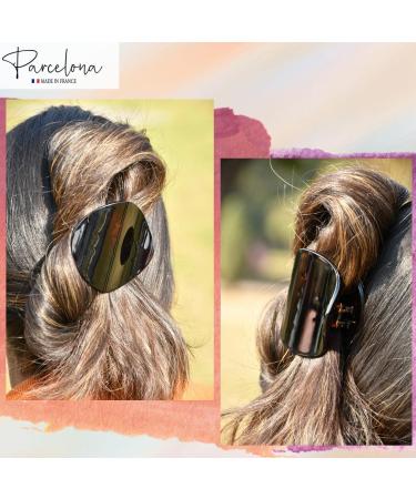Parcelona France Onde Celluloid Tortoise Shell Hair Claw - 2 3/4 Inch - Buy Online on GoSupps.com