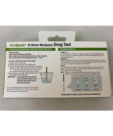VeriQuick at-Home Marijuana Drug Test Kit - Fast & Reliable Results - Buy Online on GoSupps.com