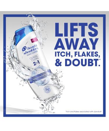 Head & Shoulders Classic Clean Anti-Dandruff 2-in-1 Shampoo & Conditioner Lemon - 13.5 Fl Oz | Shop Internationally - Buy Online on GoSupps.com