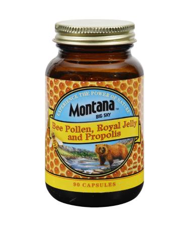 Montana Bee Pollen Royal Jelly and Propolis - 90 Capsules