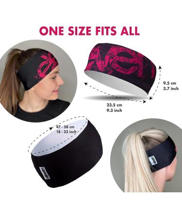 Shop Eleven Sportswear Sportehnsb nder for Running Cycling Hiking Fitness & More | HB Dolomiti | Unisex Accessories for All Ages - Black EVN Flower - Buy Online on GoSupps.com