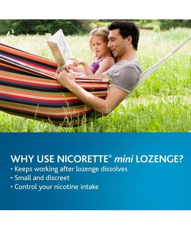 Nicorette Quit Smoking Lozenges - Fast-Acting Relief for Nicotine Cravings - Buy Online on GoSupps.com