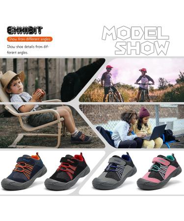 ASHION Kids Breathable Outdoor Sneakers, Non Slip Sport Shoes (Toddler/Little/Big Kids) - Elegant Pink - Buy Online on GoSupps.com