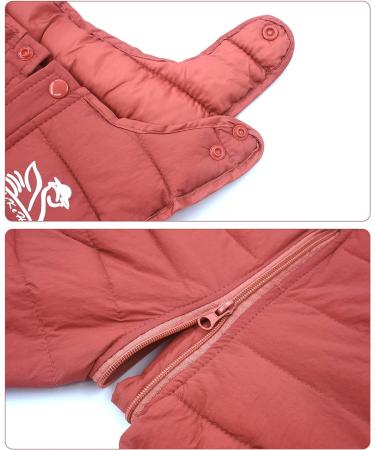 Panegy Kids Snow Pants - Water-Resistant Winter Bib Overalls for Ski & Snowboard - 2-3 Years Rouge - Buy Online on GoSupps.com