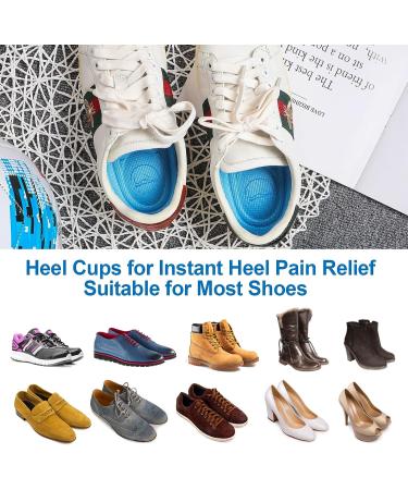 Heel Cups Supports for Heel Pain Relief - CZBYXA12 Heel Spur Cushions & Plantar Fasciitis Products - Buy Online on GoSupps.com