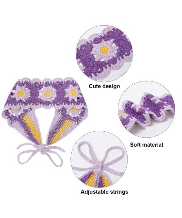 HAIMEIKANG Boho Knit Hair Bands - Floral Headband Set for Women and Girls in Red, Green, Purple - Buy Online on GoSupps.com