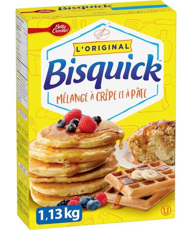 BETTY CROCKER - Bisquick Original Pancake and Waffle Mix 1.13 Kilograms Package Baking Mix Can Be Used For Pancakes Biscuits Pies and More - Buy Online on GoSupps.com
