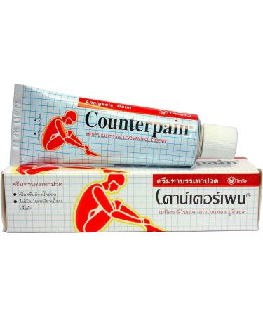 Counterpain Warm Analgesic Balm 240g (2x120g) - Thai Original for Strains, Sprains & Bruises - Made in Indonesia - Buy Online on GoSupps.com