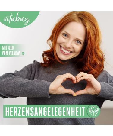 VITABAY Coenzyme Q10 Ubiquinol Capsules - 200mg High Dose Antioxidant - 180 Capsules (3 Pack) for Optimal Health - Buy Online on GoSupps.com