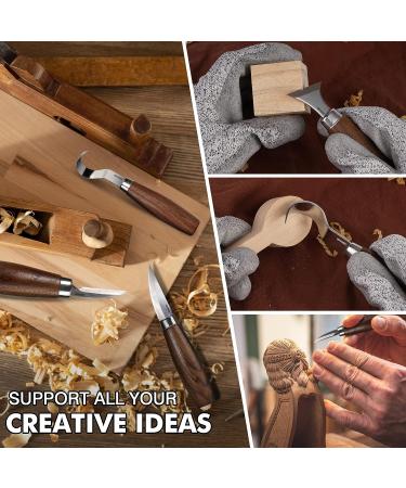 IMYMEE Wood Whittling Kit for Beginners - Complete Set with 4 Carving Knives & 8 Basswood Blocks - Perfect Wood Carving Tools for Adults and Kids - Buy Online on GoSupps.com
